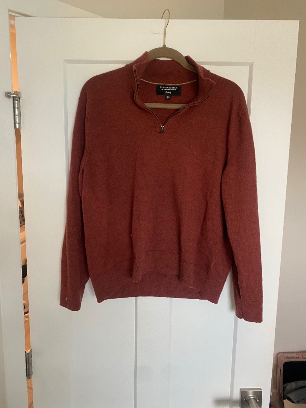 Banana Republic Italian Merino Yarn Men’s Pull Over Sweater XL